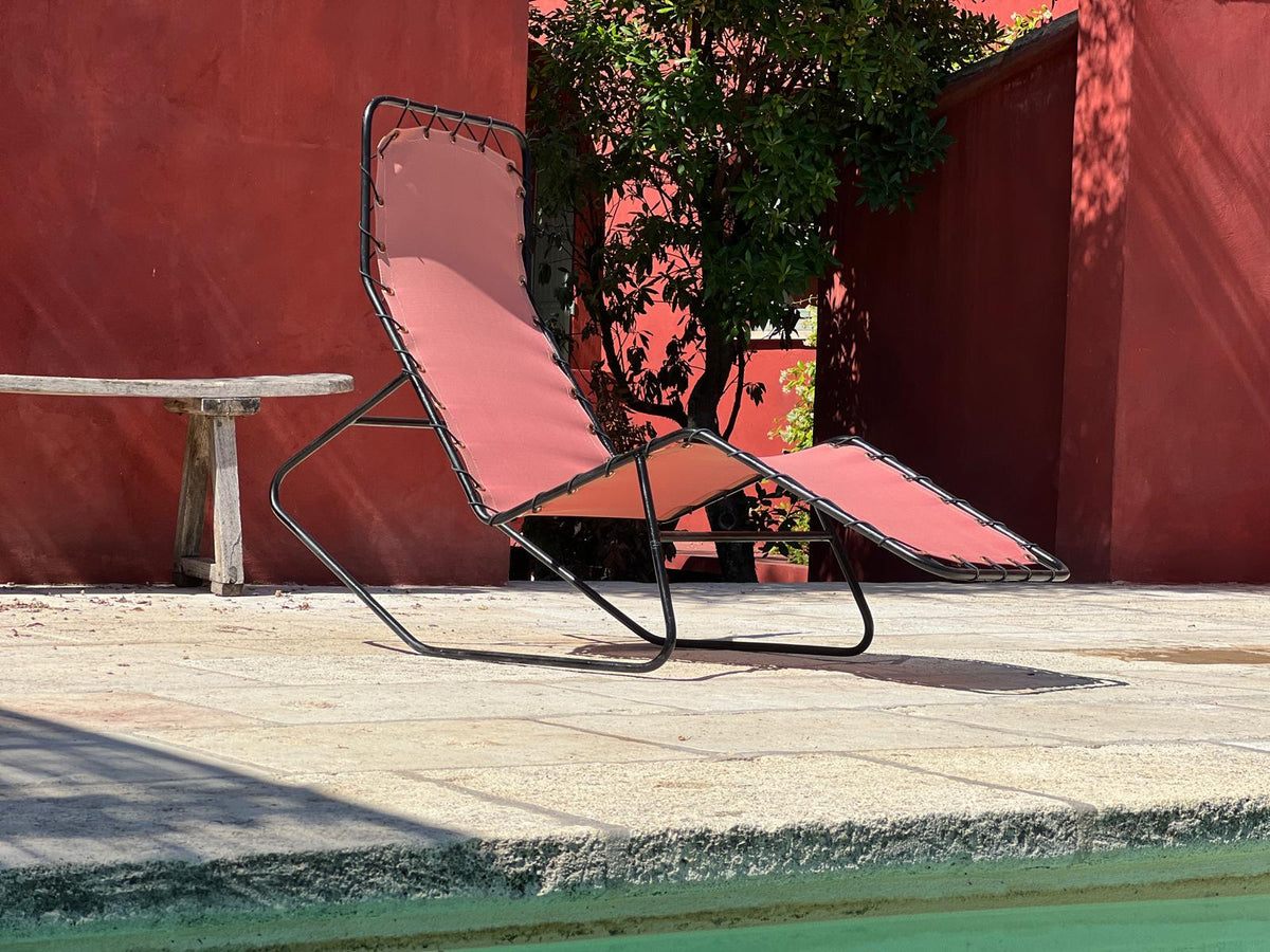 Ensemble de 4 chaises longues « Barwa » de J. Waldheim et E. Bartolucci, 1950