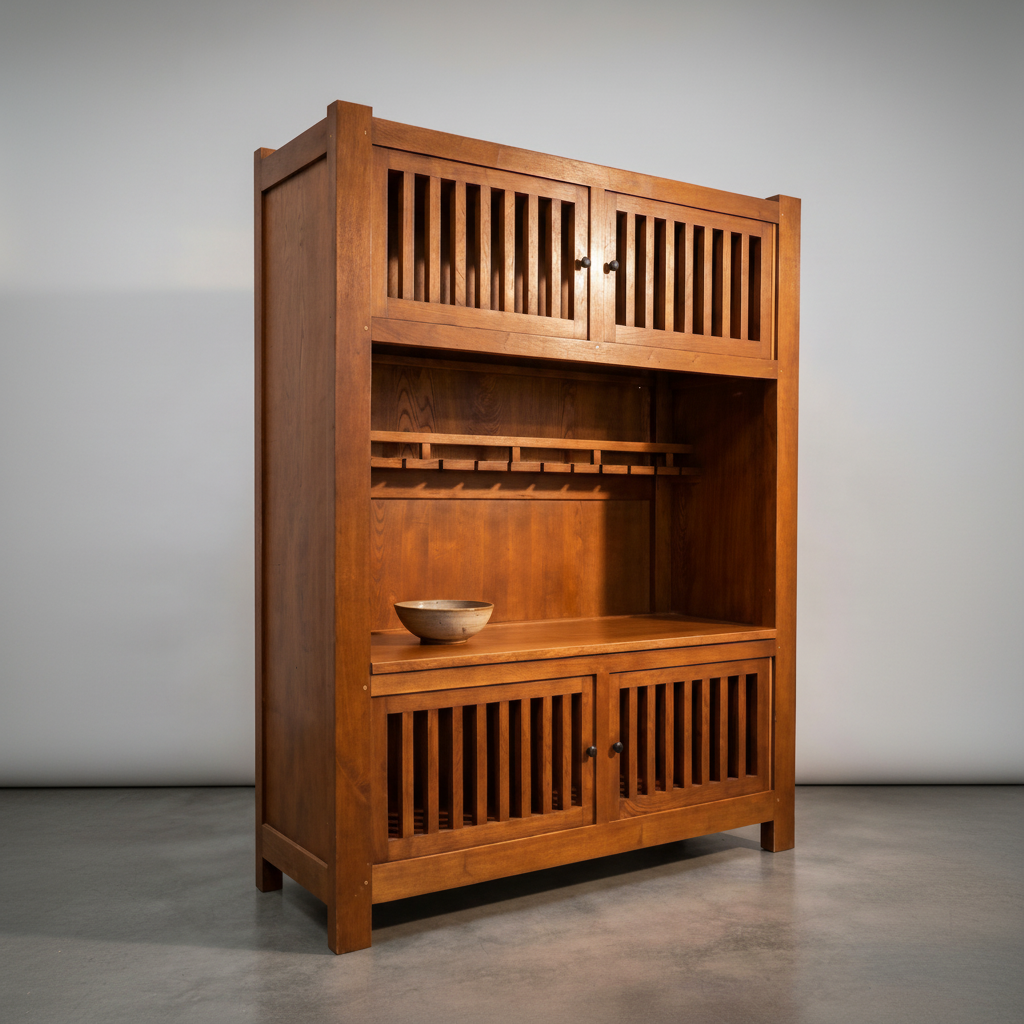 Buffet d'atelier Jean Touret pour Les Paysans & Artisans de Lozère 1960