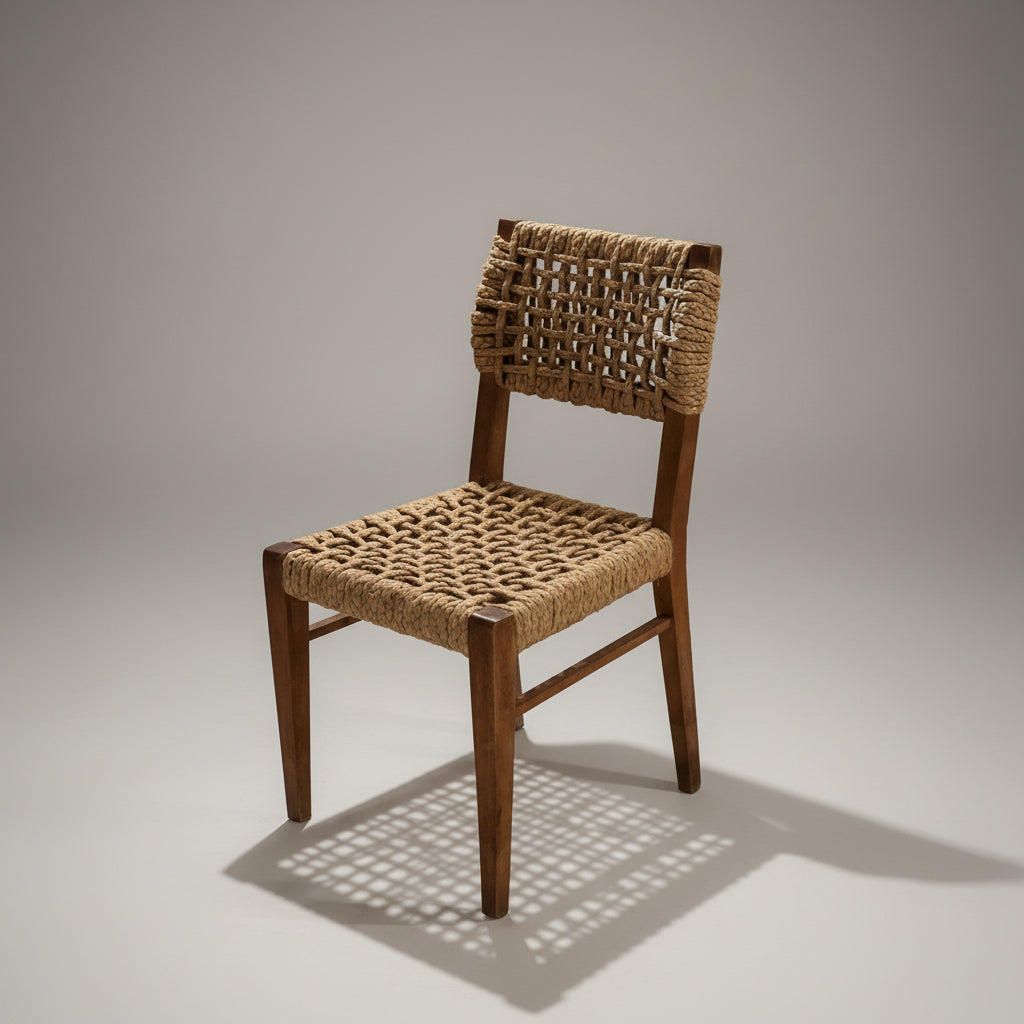 Chaise Adrien Audoux & Frida Minet pour Vibo Vesoul, années 1950