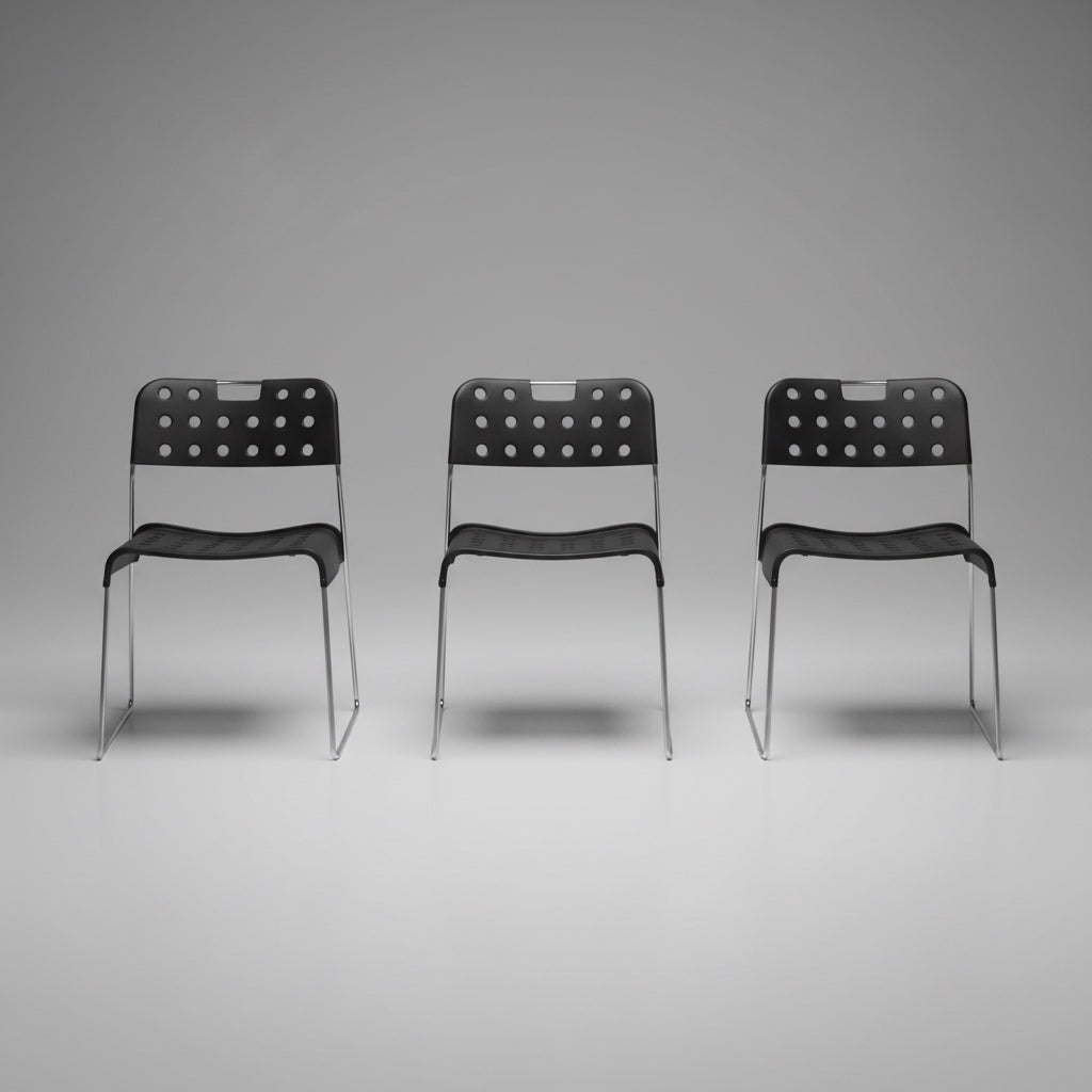 Ensemble de 9 chaises modèle Omstak par Rodney Kinsman pour Bieffeplas 1960