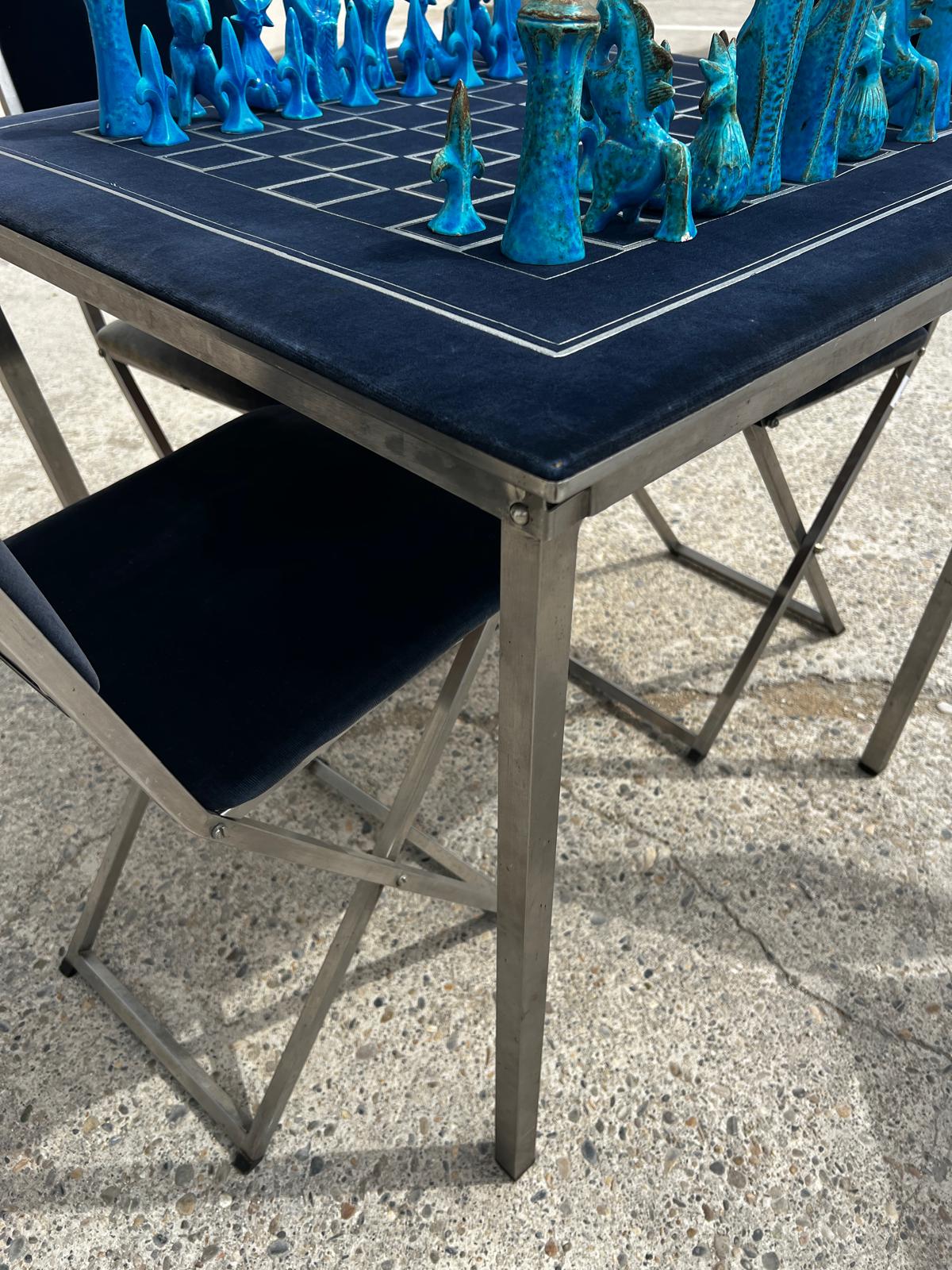 Table à jeux ou table de bridge Christian Dior Vintage 1970