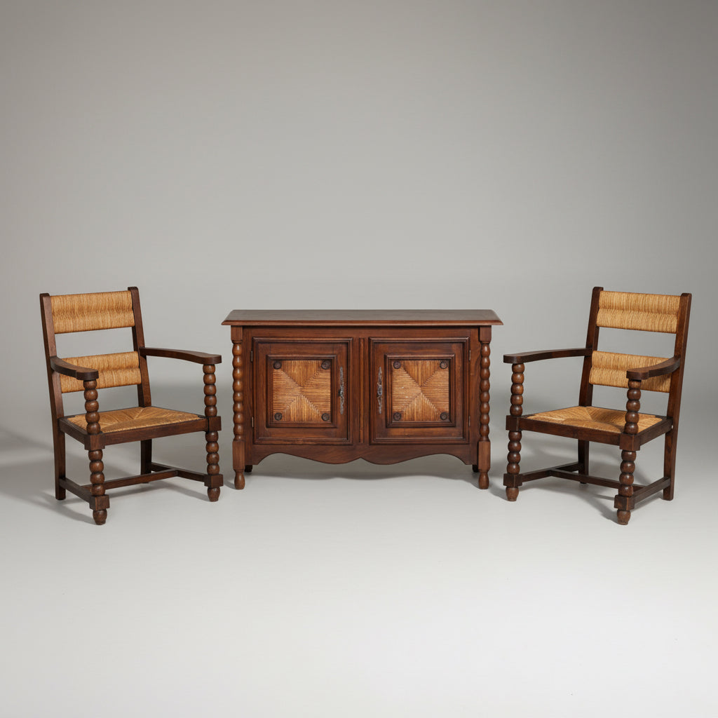 Enfilade Vintage par Charles Dudouyt, France, 1940