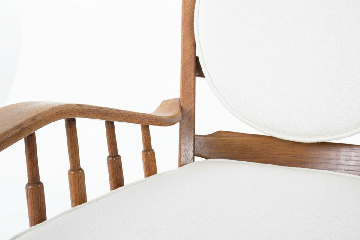 Paire de fauteuils dans le goût de Guillerme et Chambron 1950
