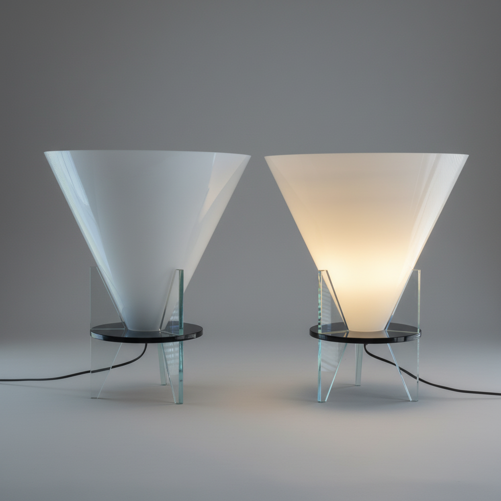 Paire de lampes vintage Rodolfo Dordoni pour Fontana Arte, modèle Otéro 1986