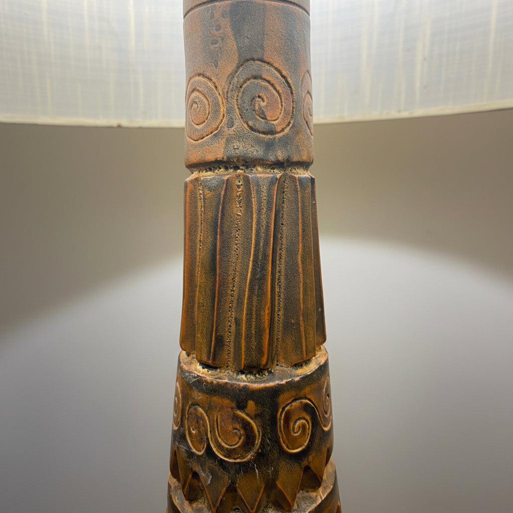 Lampe Marius Bessone en céramique, Vallauris 1950