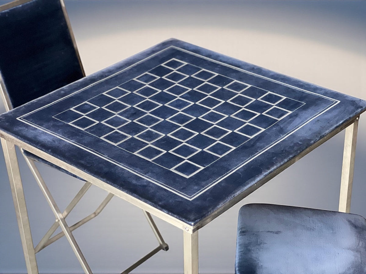 Table à jeux ou table de bridge Christian Dior Vintage 1970