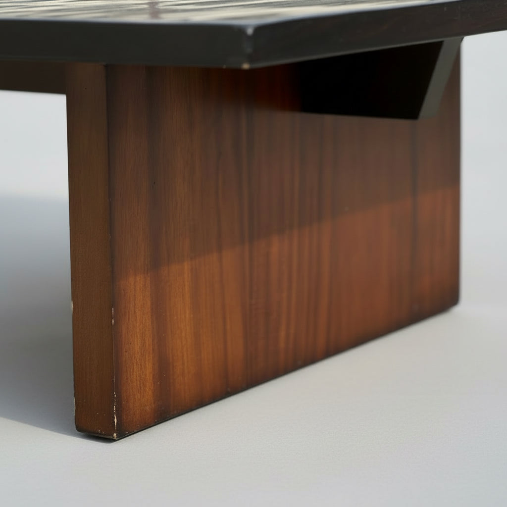 Table Basse en Bambou par Axel Vervoordt, Belgique, 1980s