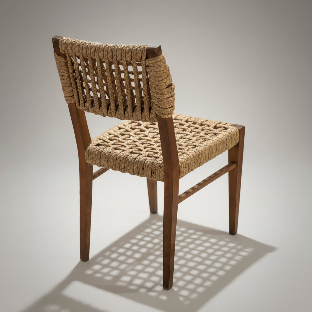 Chaise Adrien Audoux & Frida Minet pour Vibo Vesoul, années 1950