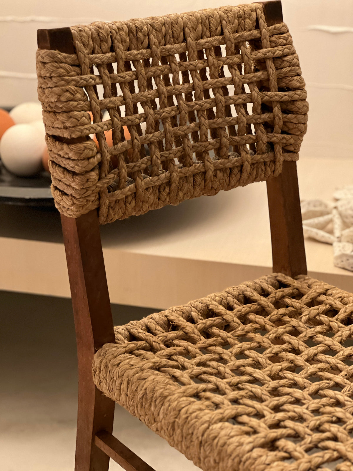 Ensemble de fauteuils et chaises Audoux Minet, 1950s, set de 6