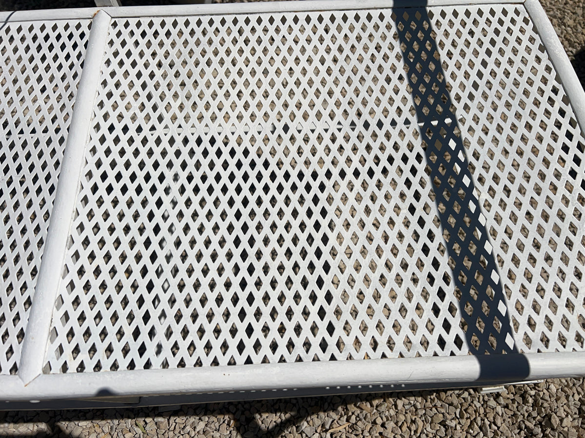 Banc de jardin en fer riveté Gustave Serrurier-Bovy 1900/1910