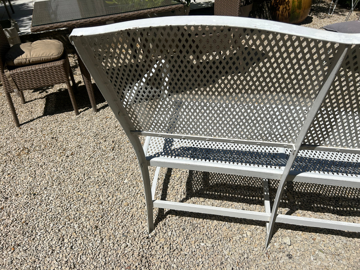 Banc de jardin en fer riveté Gustave Serrurier-Bovy 1900/1910