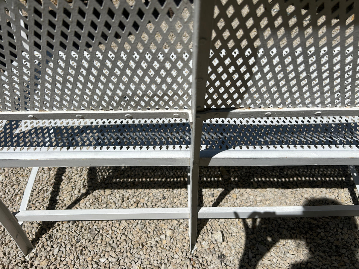 Banc de jardin en fer riveté Gustave Serrurier-Bovy 1900/1910