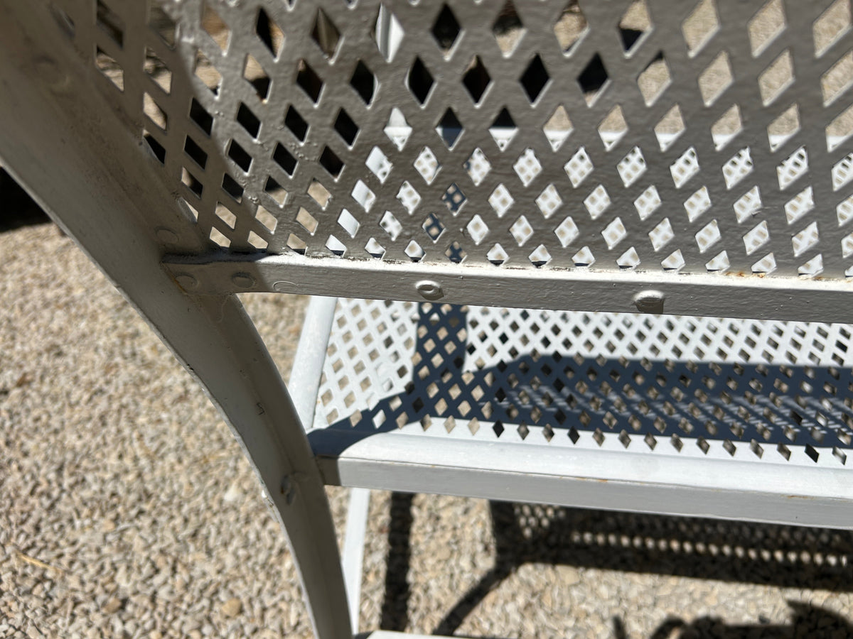 Banc de jardin en fer riveté Gustave Serrurier-Bovy 1900/1910