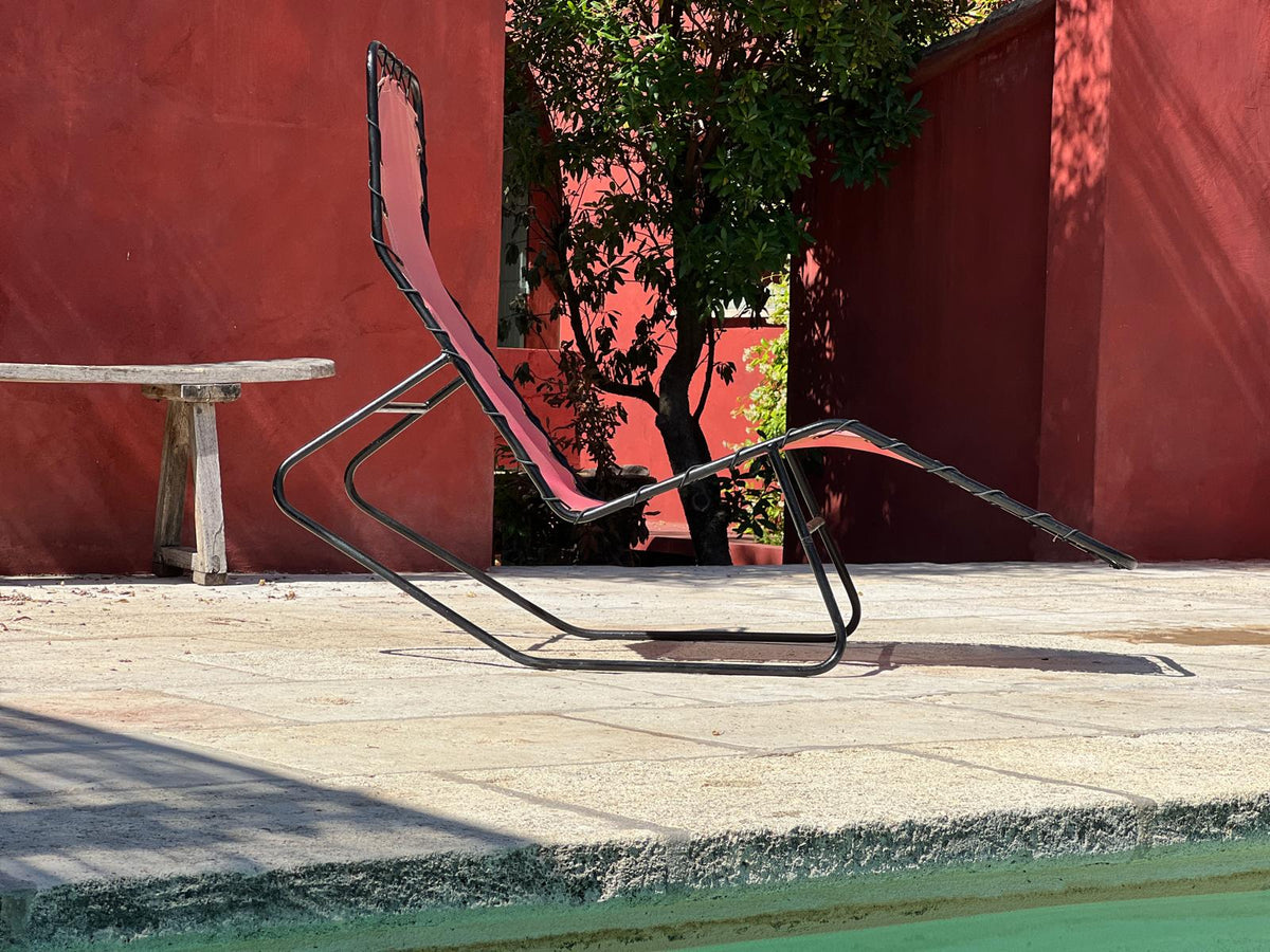 Ensemble de 4 chaises longues « Barwa » de J. Waldheim et E. Bartolucci, 1950