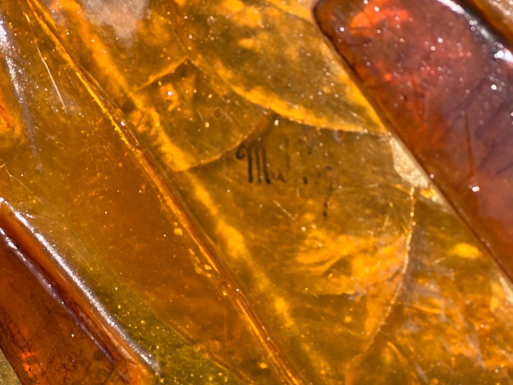 Bas-relief « Soleil Inca » en résine par Matius, France, 1970
