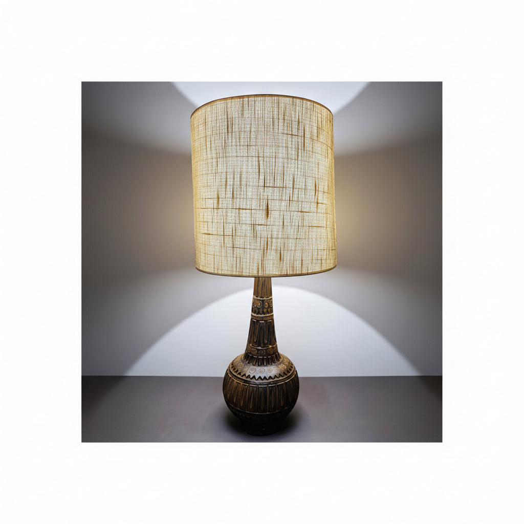 Lampe Marius Bessone en céramique, Vallauris 1950