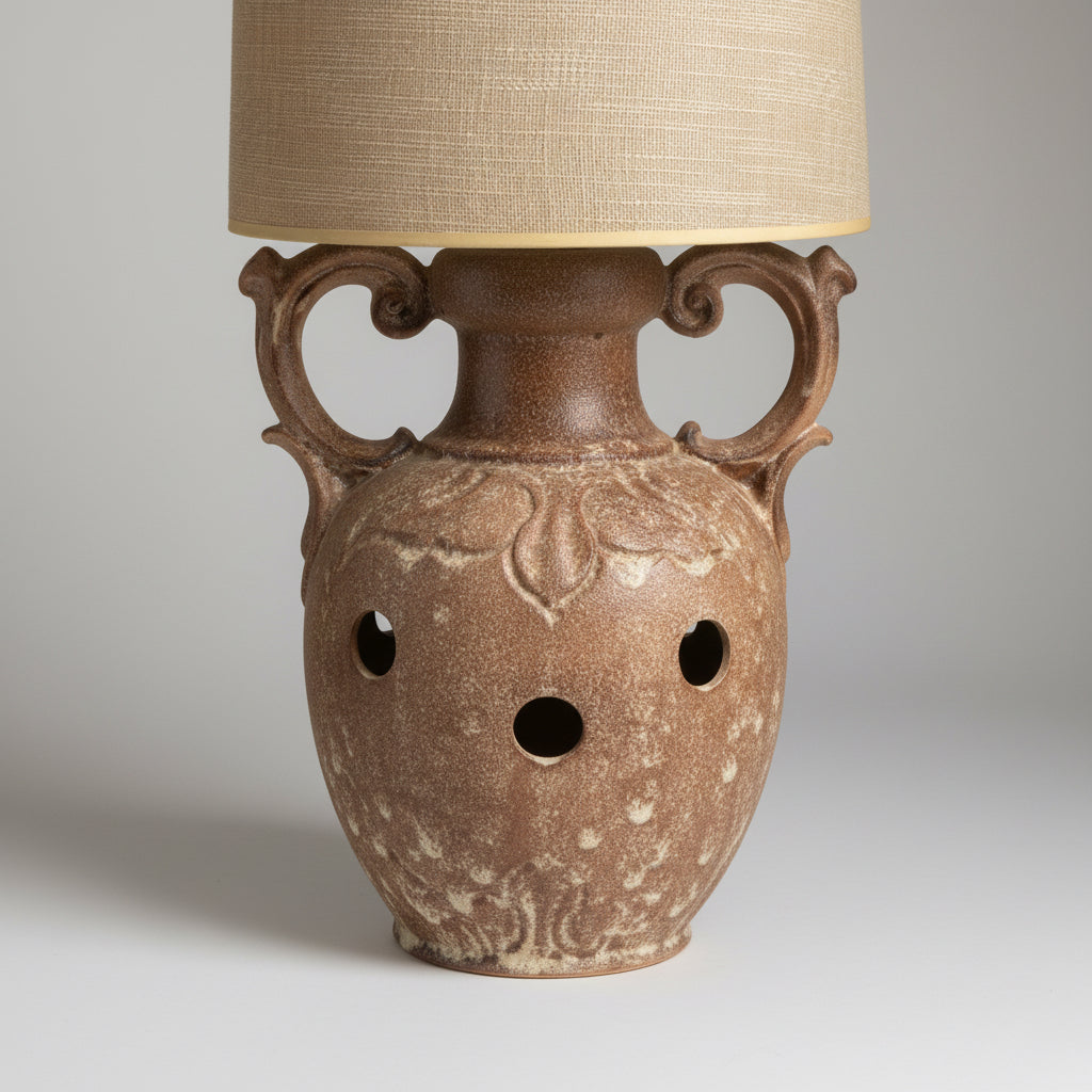 Lampe de sol en céramique 1970