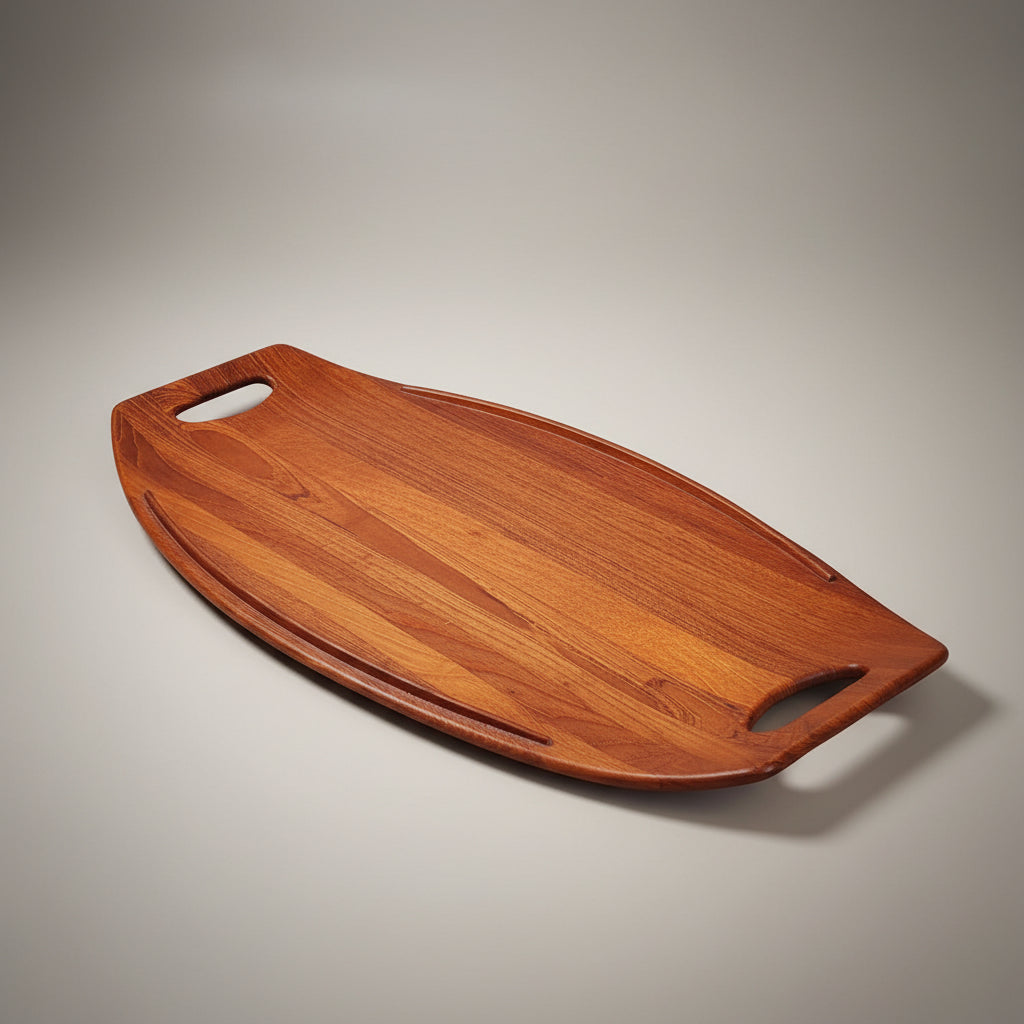 Ensemble de plats en teck Dansk Design Denmark Jens H. Quistgaard 1960